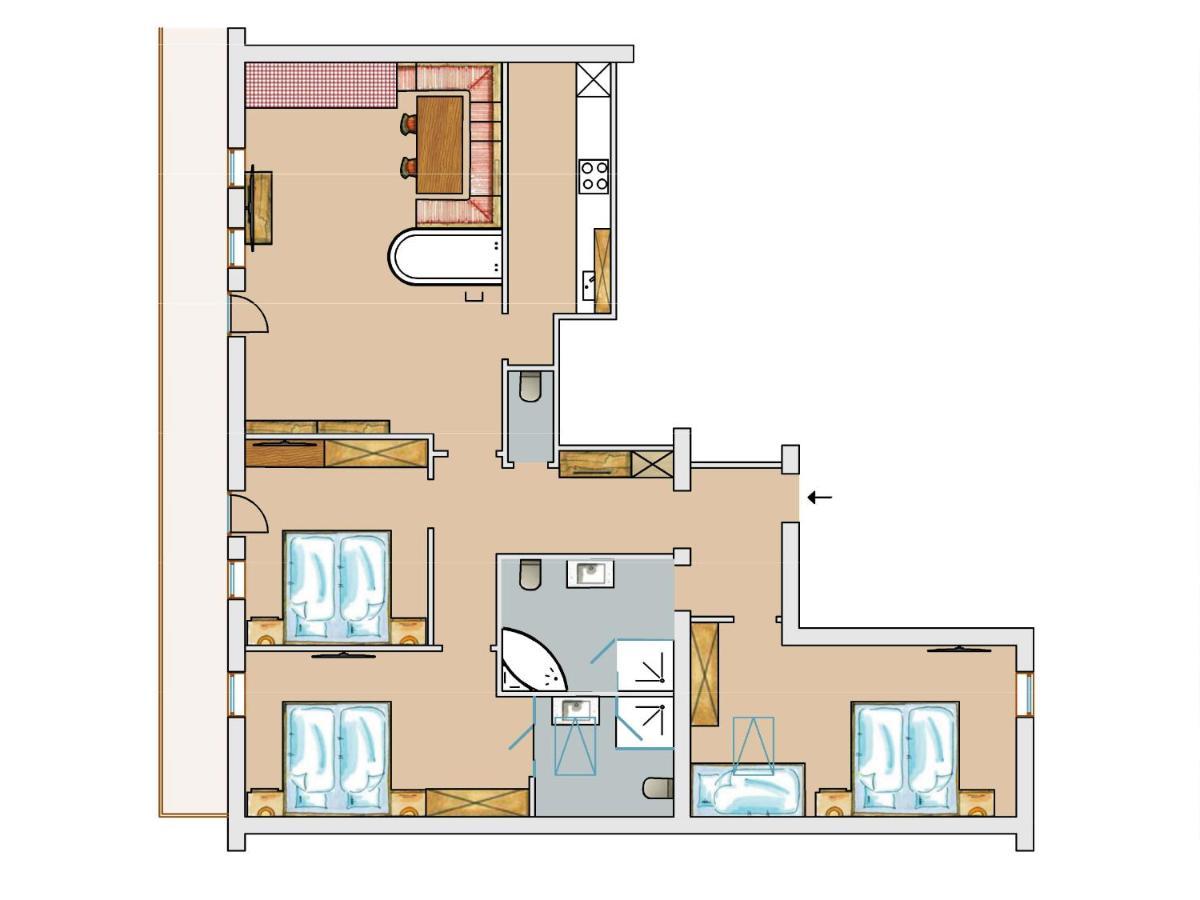 מאיירהופן Appartementhaus Sonnenschein חדר תמונה
